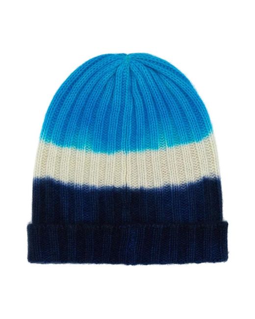 The Elder Statesman Blue Beanies for men
