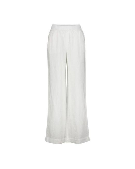 Closed White Wide Trousers