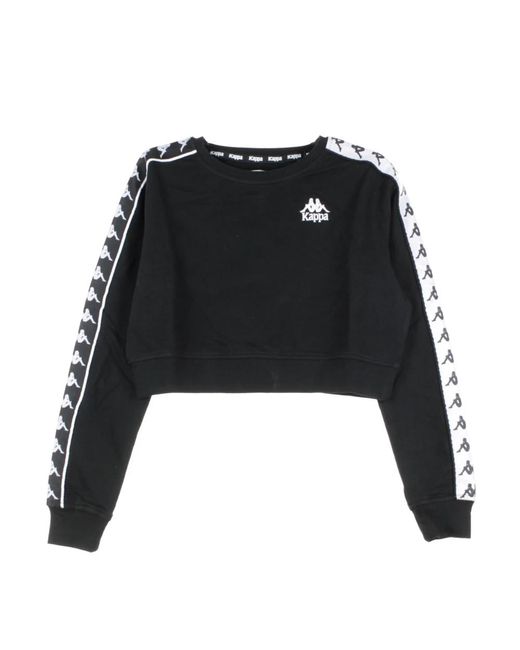 Kappa Black Banda ays crewneck sweatshirt