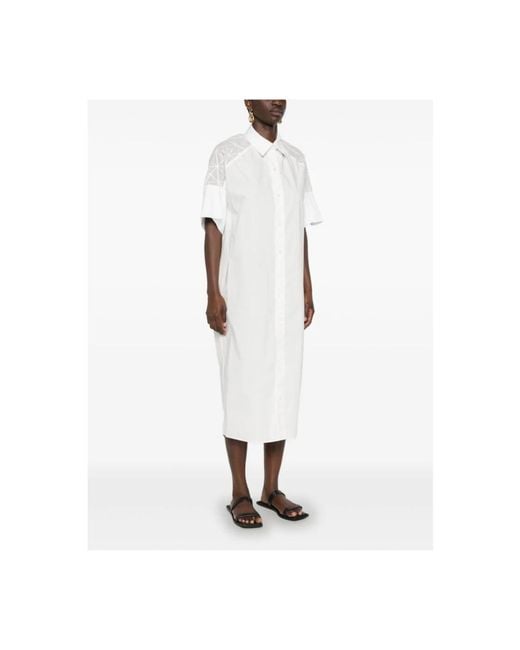 Gentry Portofino White Shirt Dresses