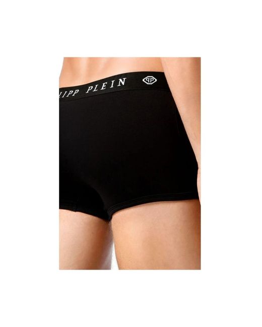 Philipp Plein Ondergoed ,Zwart ,Katoen Boxer Skull in het Black voor heren