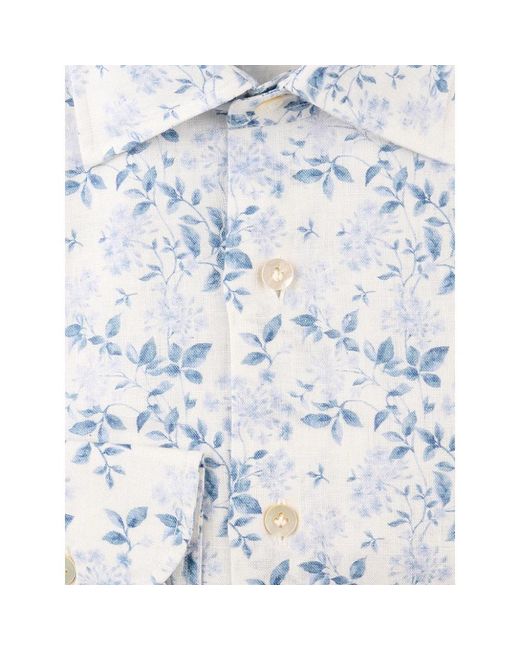 Borriello Blue Casual Shirts for men