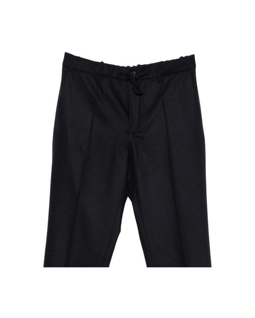 Incotex Slim-Fit Trousers in het Black voor heren