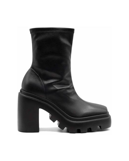Vic Matié Black Heeled Boots