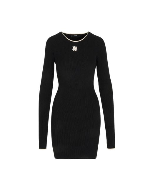 Amiri Black Short Dresses