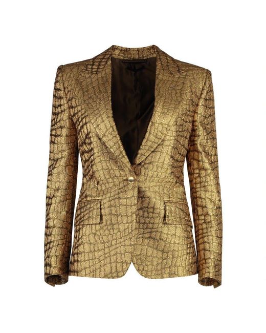 Blazers Tom Ford en coloris Metallic