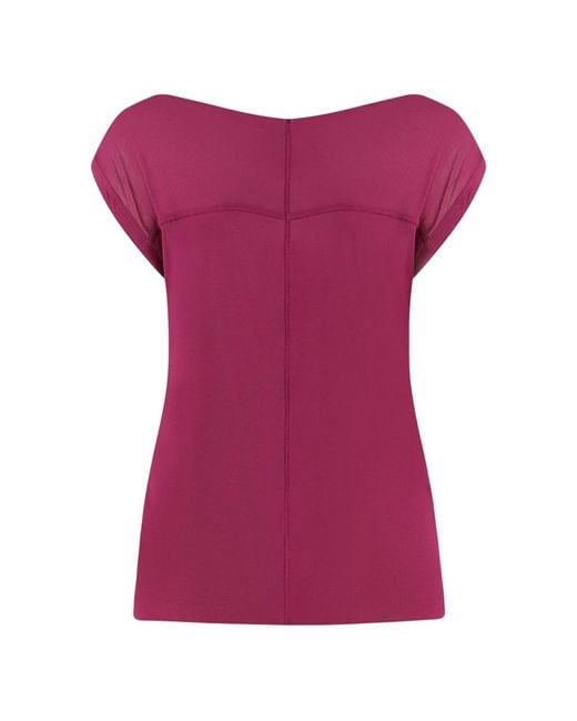 Rick Owens Purple T-Shirts