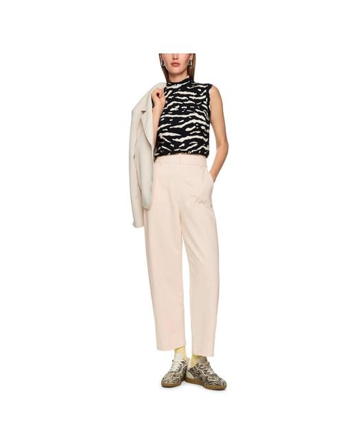 Marc Cain Natural Straight Trousers