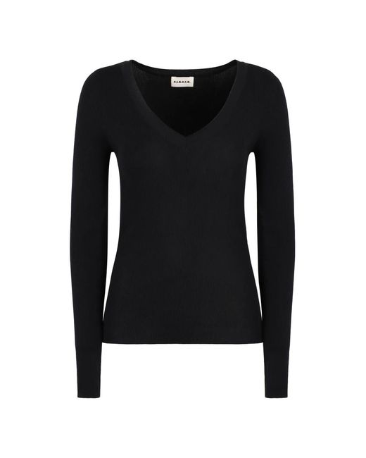 Long Sleeve Tops P.A.R.O.S.H. de color Black