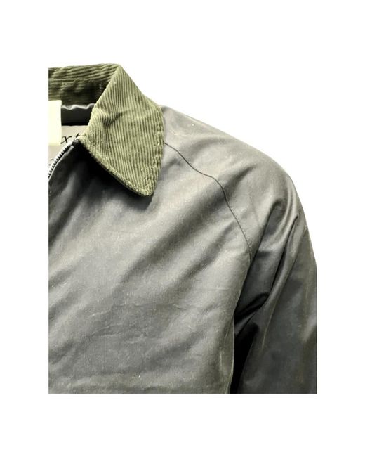 Brixtol Textiles Jassen ,Groen ,Katoen Carter Waxed Jacket in het Green voor heren