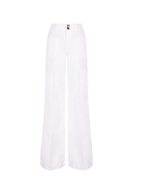 Seafarer High Waist Flare Jeans in het White
