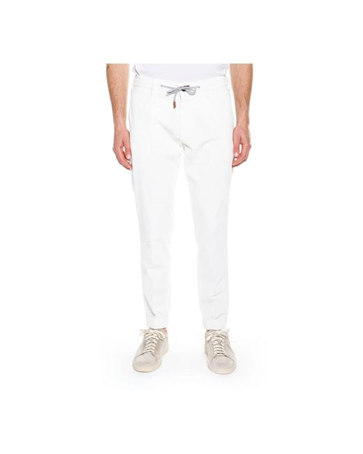 Eleventy White Sweatpants for men