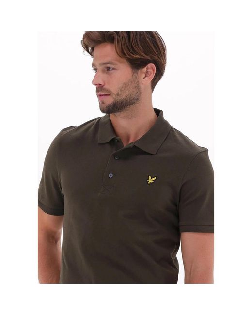 Lyle & Scott Black Polo Shirts for men