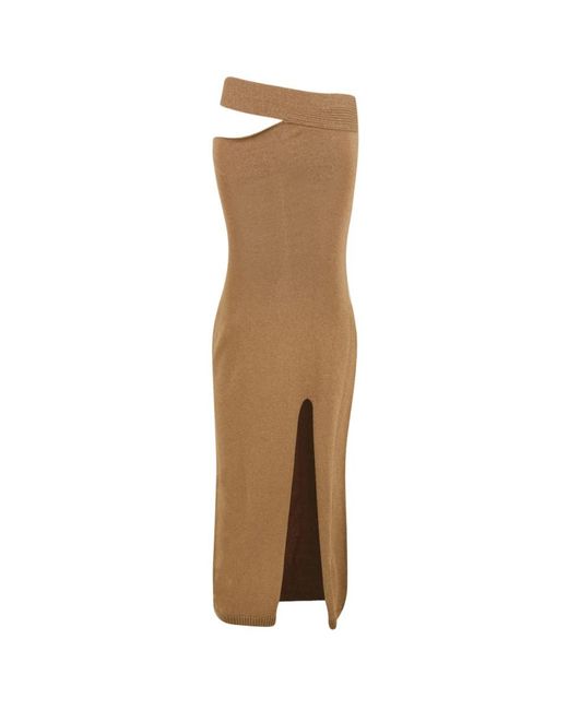 Akep Brown Midi Dresses