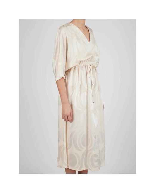 Kiton Natural Midi Dresses
