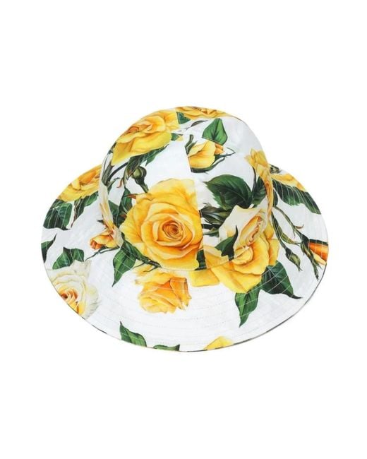 Dolce & Gabbana Yellow Hats