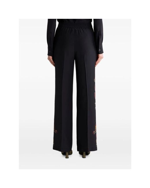 Etro Black Straight Trousers