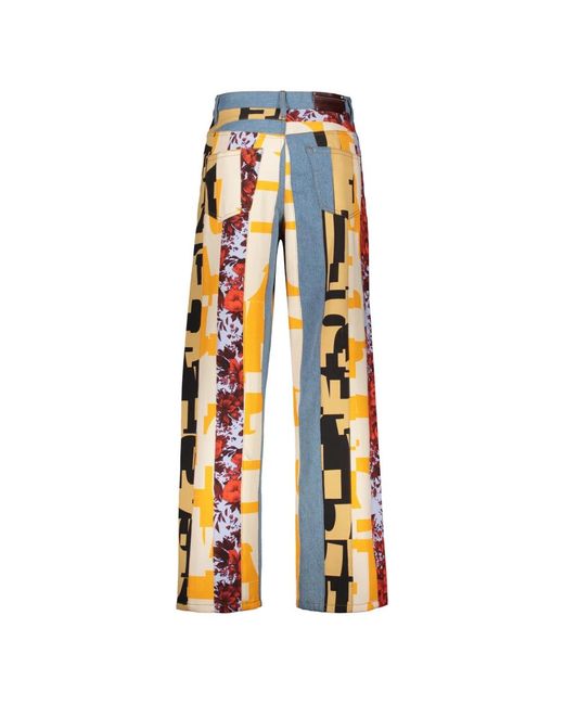 Dries Van Noten Orange 5-Pocket Jeans for men