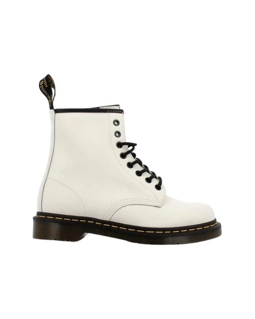 Dr. Martens Natural Lace-Up Boots