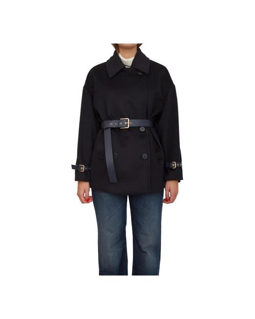Max Mara Cappotto in het Black