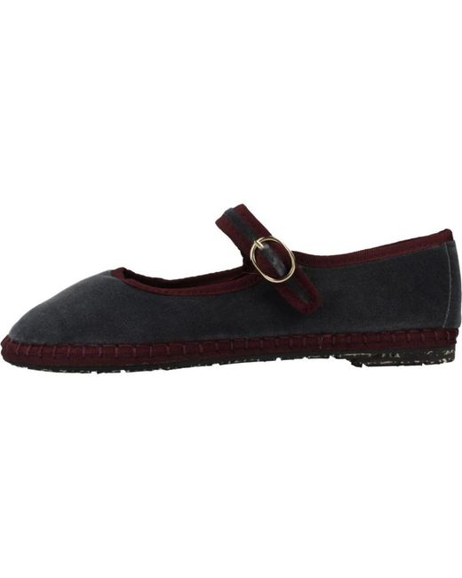 Ballerinas Flabelus de color Black