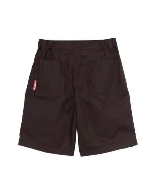 GR10K Black Casual Shorts for men