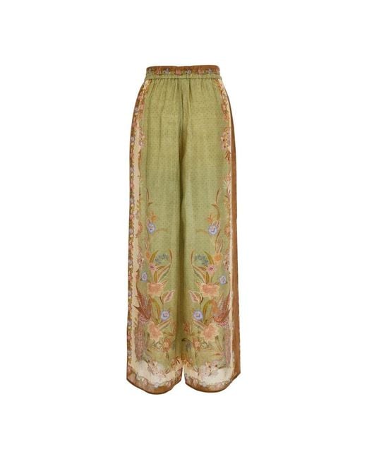 Zimmermann Natural Wide Trousers