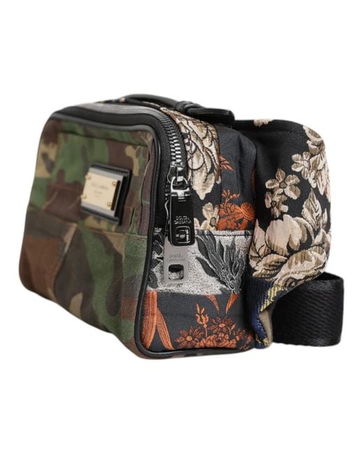 Dolce & Gabbana Black Belt Bags for men