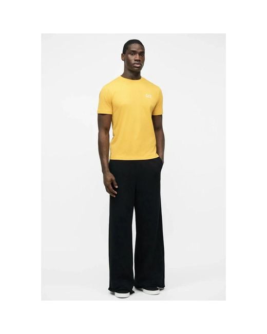 EA7 Yellow T-Shirts for men