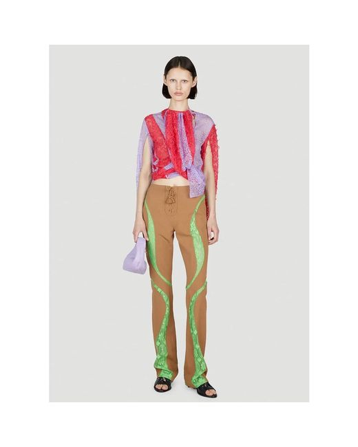 Kiko Kostadinov Red Blouses