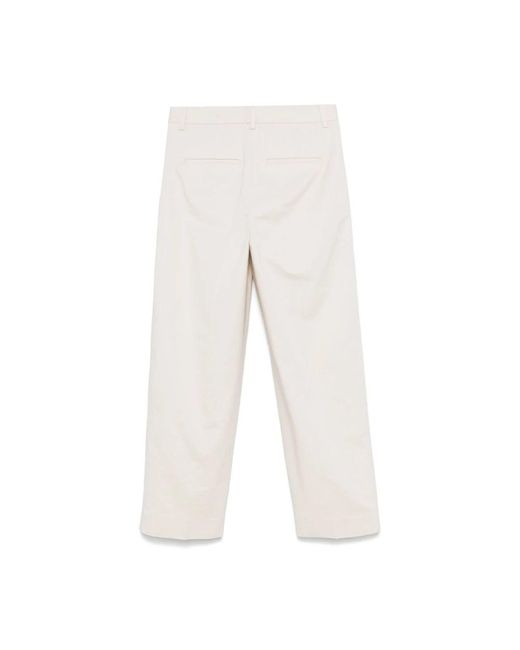 Closed White Straight Trousers