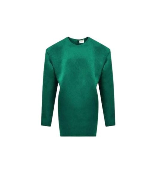 Saint Laurent Green Short Dresses