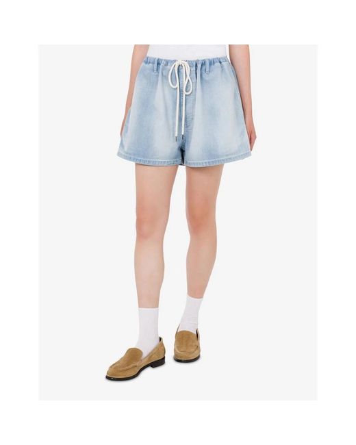 Moschino Blue Denim Shorts