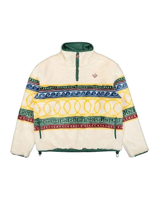 Casablanca Yellow Faux Fur & Shearling Jackets