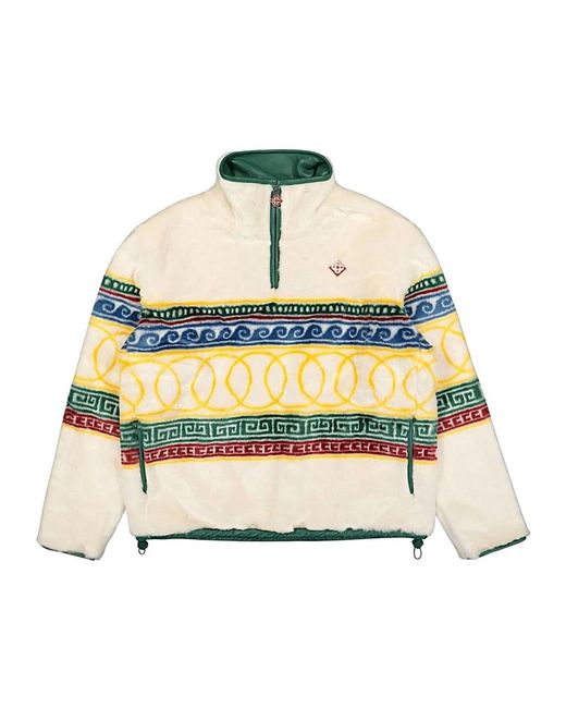 Casablanca Yellow Faux Fur & Shearling Jackets
