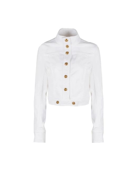 Versace White Denim Jackets