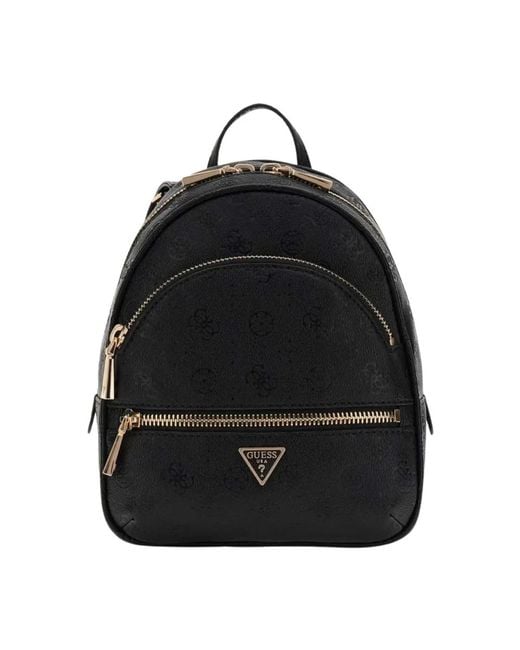 Guess Black Backpacks