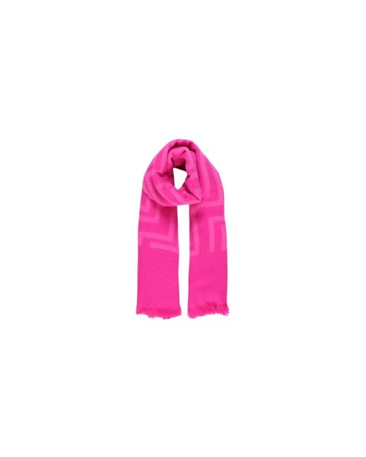 ONLY Accessoires ,Roze ,Geometrische Roze Sjaal in het Pink