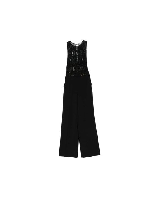 Elisabetta Franchi Black Jumpsuits