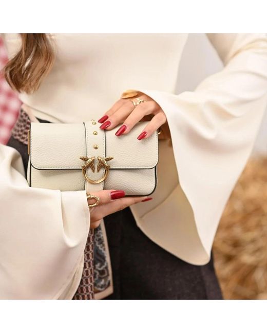 Pinko White Cross Body Bags