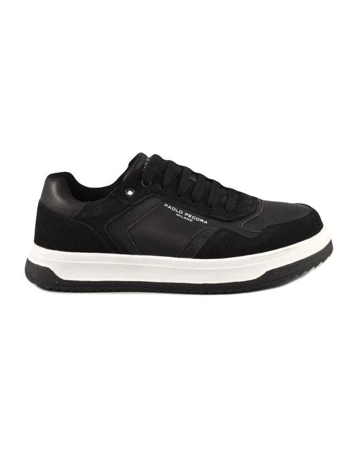 Sneakers di Paolo Pecora in Black da Uomo