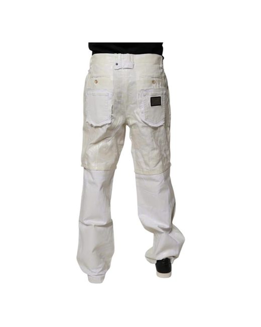 Dolce & Gabbana Gray Loose-Fit Jeans for men