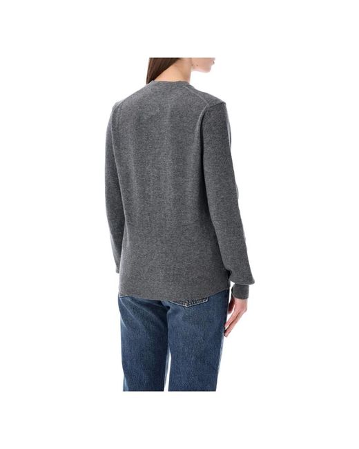 COMME DES GARÇONS PLAY Gray Cardigans