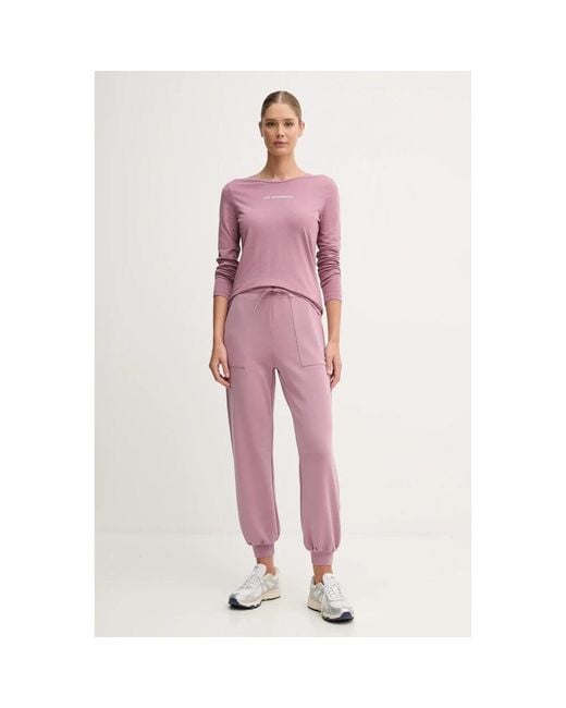 Sweatpants EA7 de color Pink