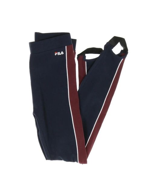Fila Fitness ,Zwart ,Zwarte Iris Track Pants in het Blue