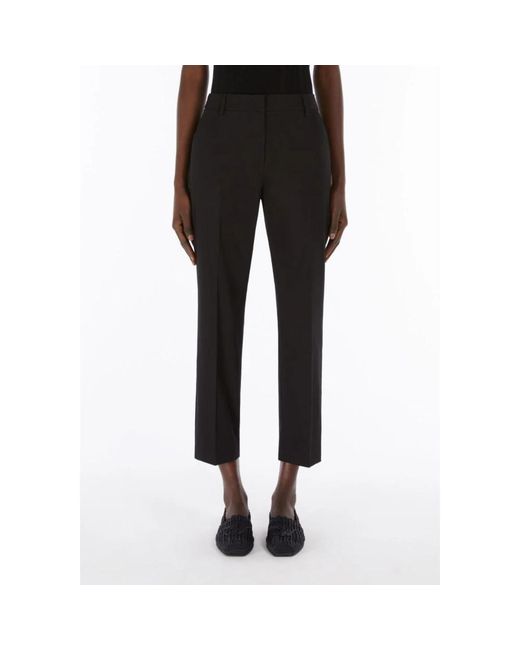 Weekend by Maxmara Black Cropped Trousers