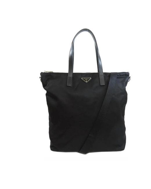 Tote Bags Prada de color Black