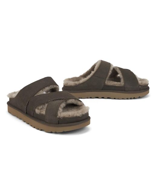 Sliders Ugg en coloris Brown