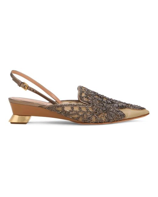 Alberta Ferretti Brown Heels