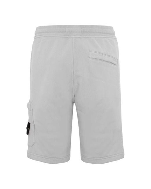 Casual Shorts Stone Island de hombre de color Gray